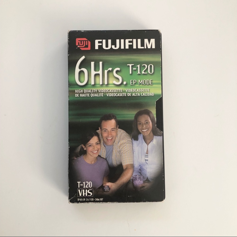Blank Fuji Film 6 Hour Vhs Tape
